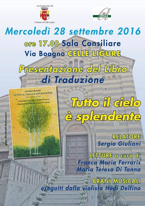 Christina Rossetti. Tutto il cielo è splendente - Celle Ligure